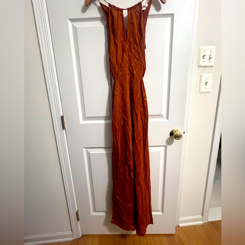 H&M chevron stitched maxi dress